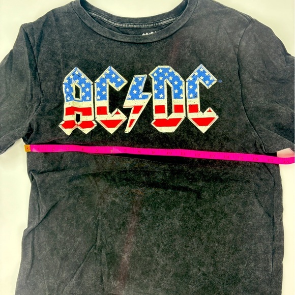 AC/DC "Highway to Hell" Black/Gray T-Shirt Size M - America Concert Tee - Picture 3 of 4